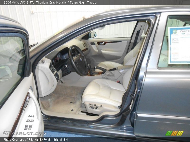 Titanium Gray Metallic / Taupe/Light Taupe 2006 Volvo S60 2.5T