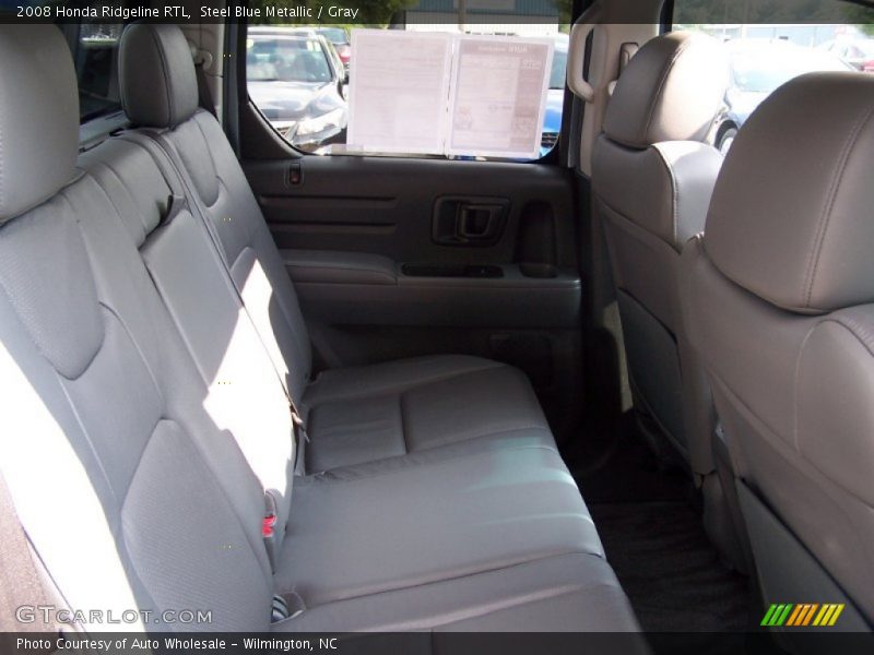 Steel Blue Metallic / Gray 2008 Honda Ridgeline RTL