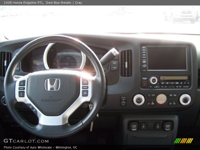 Steel Blue Metallic / Gray 2008 Honda Ridgeline RTL