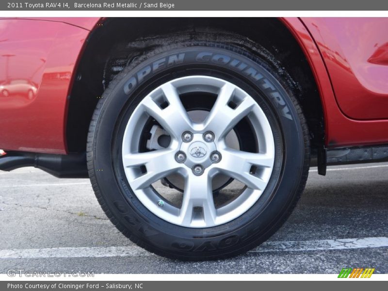 Barcelona Red Metallic / Sand Beige 2011 Toyota RAV4 I4