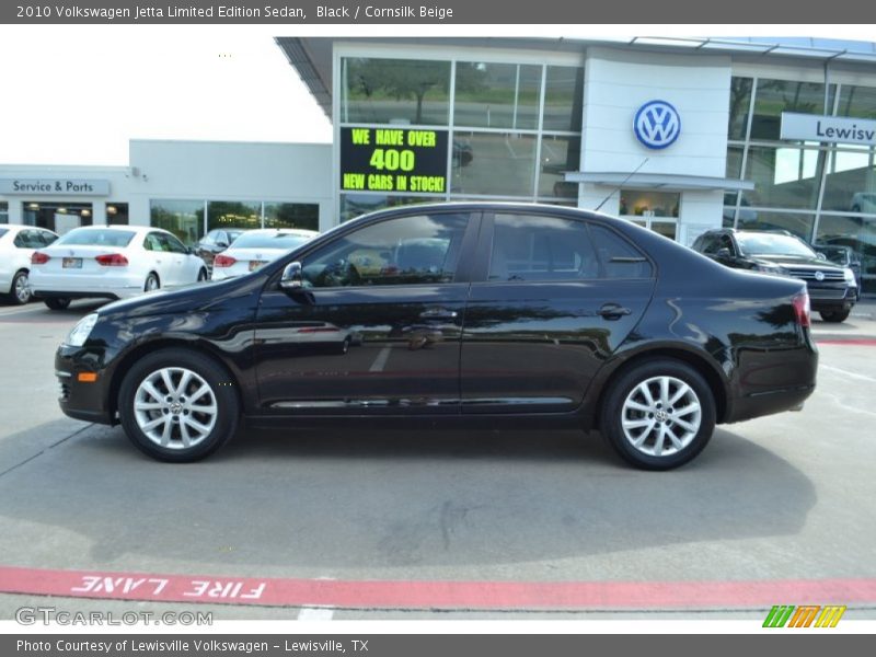 Black / Cornsilk Beige 2010 Volkswagen Jetta Limited Edition Sedan