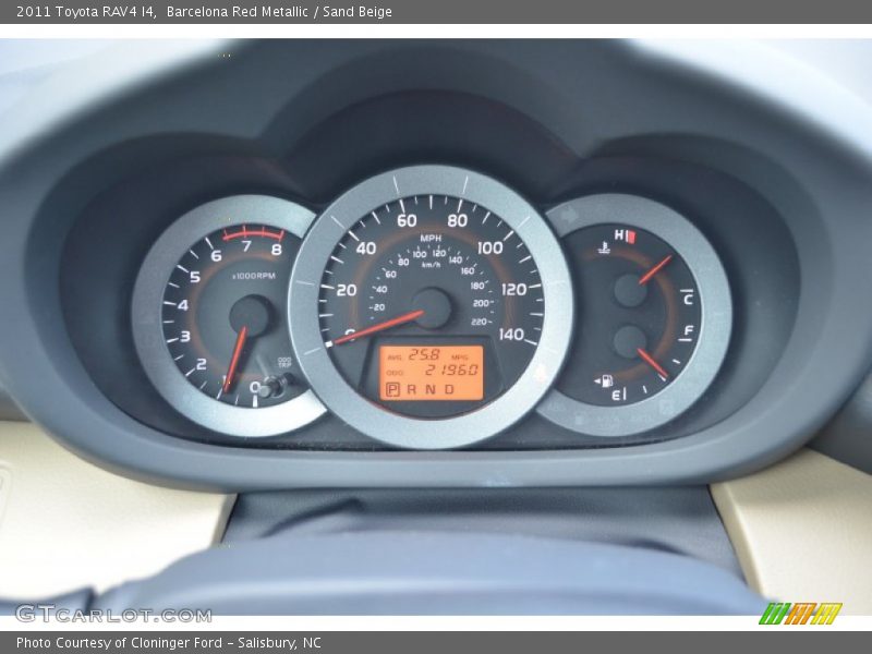 Barcelona Red Metallic / Sand Beige 2011 Toyota RAV4 I4