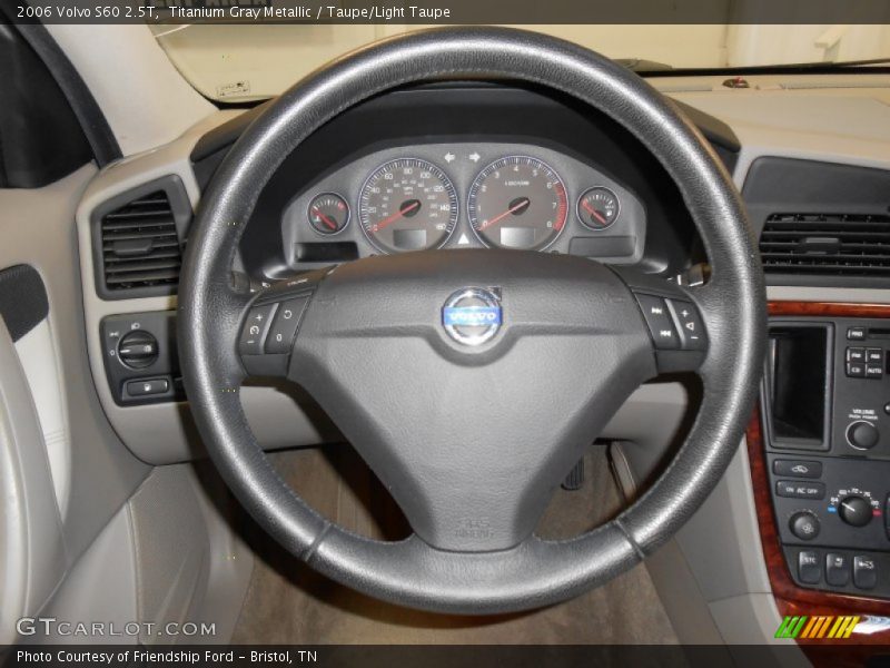 Titanium Gray Metallic / Taupe/Light Taupe 2006 Volvo S60 2.5T