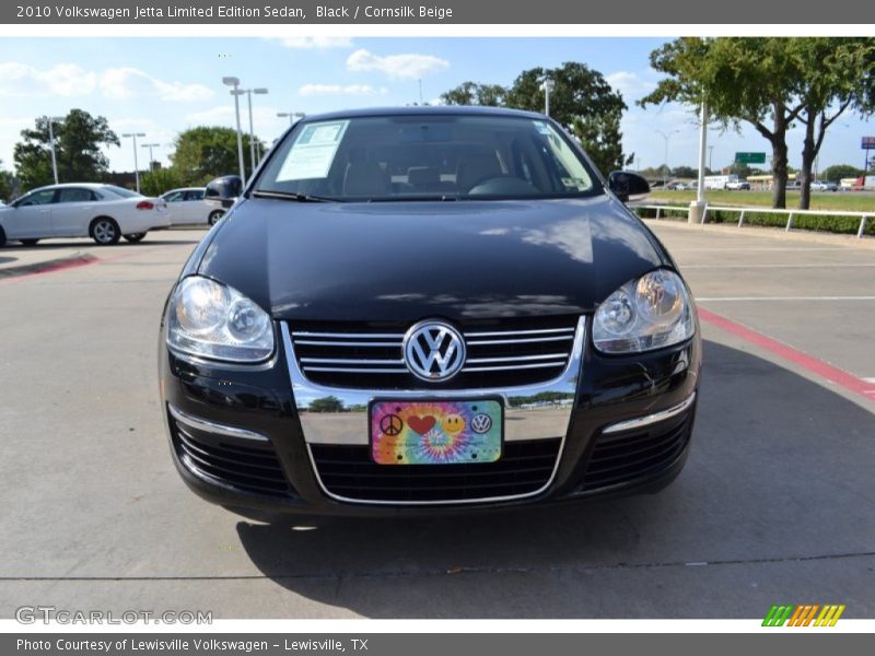 Black / Cornsilk Beige 2010 Volkswagen Jetta Limited Edition Sedan