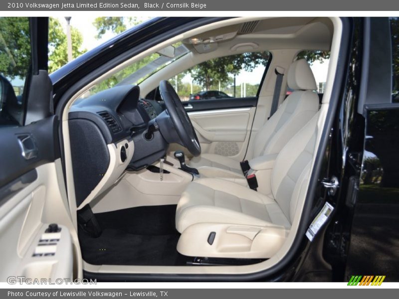 Black / Cornsilk Beige 2010 Volkswagen Jetta Limited Edition Sedan