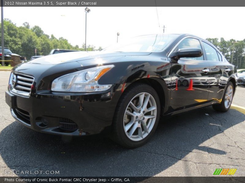Super Black / Charcoal 2012 Nissan Maxima 3.5 S