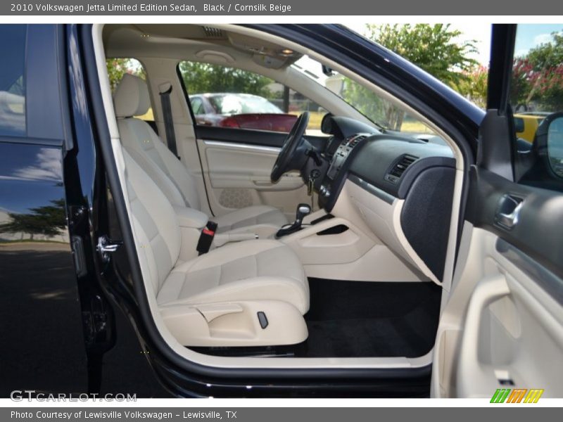 Black / Cornsilk Beige 2010 Volkswagen Jetta Limited Edition Sedan