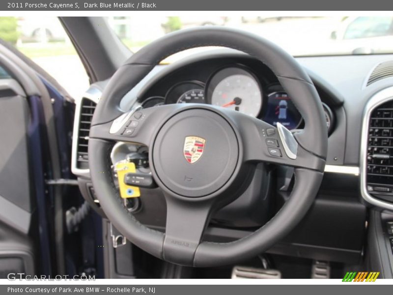 Dark Blue Metallic / Black 2011 Porsche Cayenne S