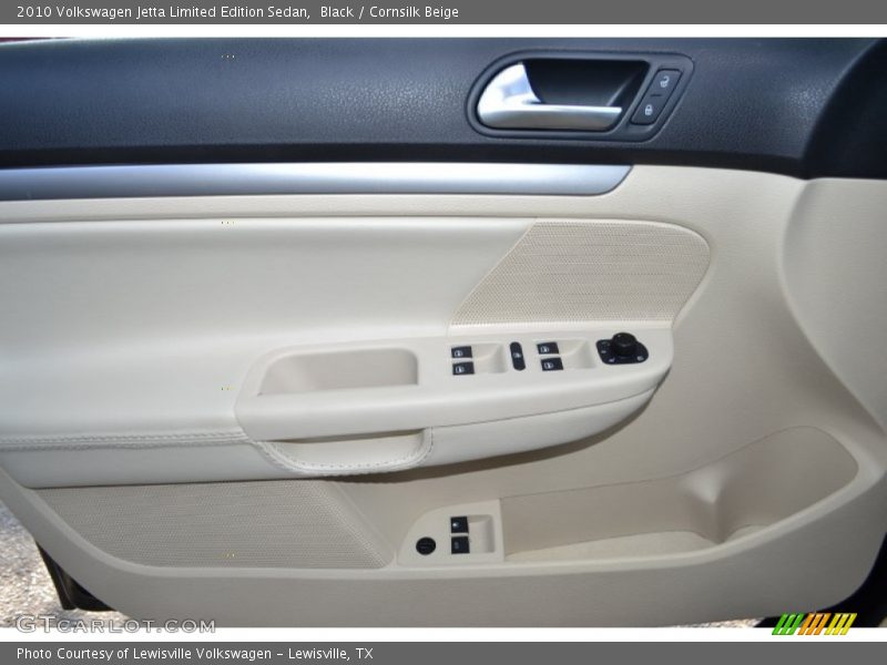 Black / Cornsilk Beige 2010 Volkswagen Jetta Limited Edition Sedan