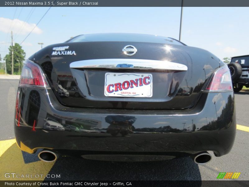 Super Black / Charcoal 2012 Nissan Maxima 3.5 S