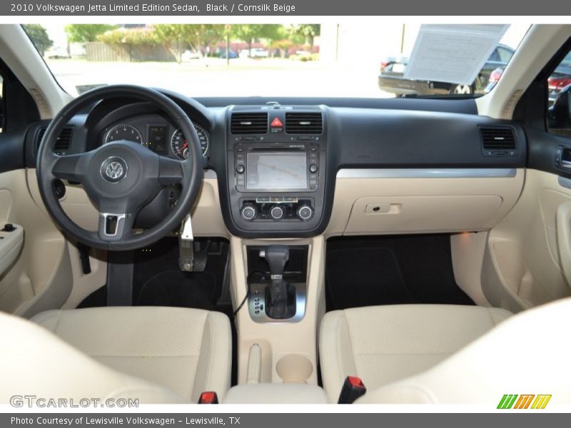 Black / Cornsilk Beige 2010 Volkswagen Jetta Limited Edition Sedan