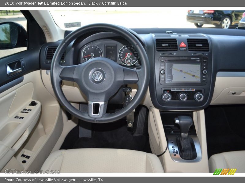 Black / Cornsilk Beige 2010 Volkswagen Jetta Limited Edition Sedan