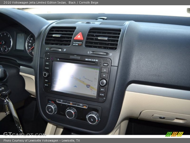 Black / Cornsilk Beige 2010 Volkswagen Jetta Limited Edition Sedan