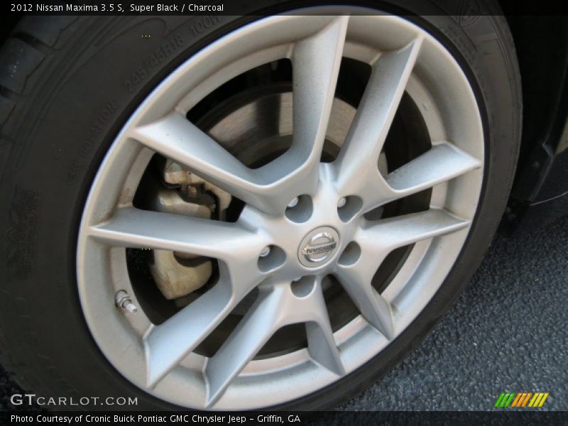 Super Black / Charcoal 2012 Nissan Maxima 3.5 S