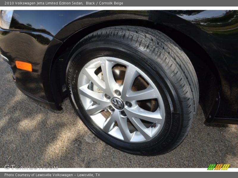 Black / Cornsilk Beige 2010 Volkswagen Jetta Limited Edition Sedan