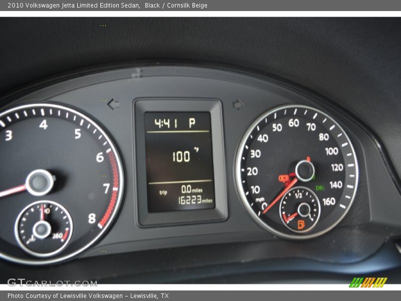 Black / Cornsilk Beige 2010 Volkswagen Jetta Limited Edition Sedan