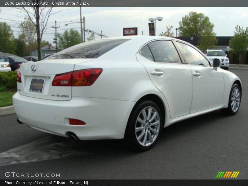 Crystal White / Black 2006 Lexus IS 250 AWD