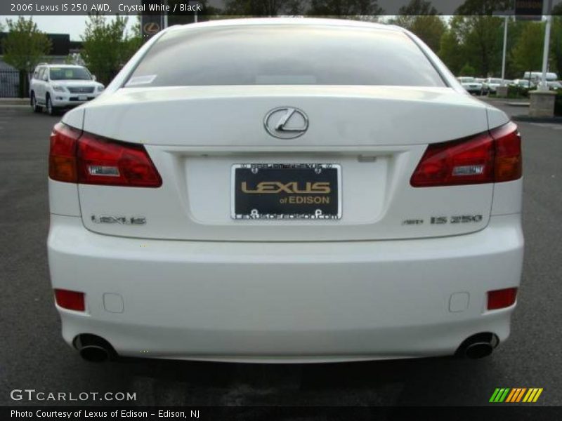 Crystal White / Black 2006 Lexus IS 250 AWD