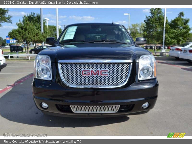 Onyx Black / Cocoa/Light Cashmere 2008 GMC Yukon Denali AWD