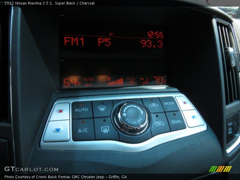 Super Black / Charcoal 2012 Nissan Maxima 3.5 S