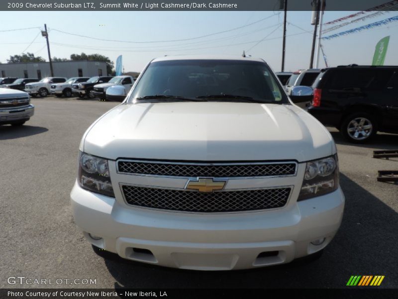Summit White / Light Cashmere/Dark Cashmere 2009 Chevrolet Suburban LTZ