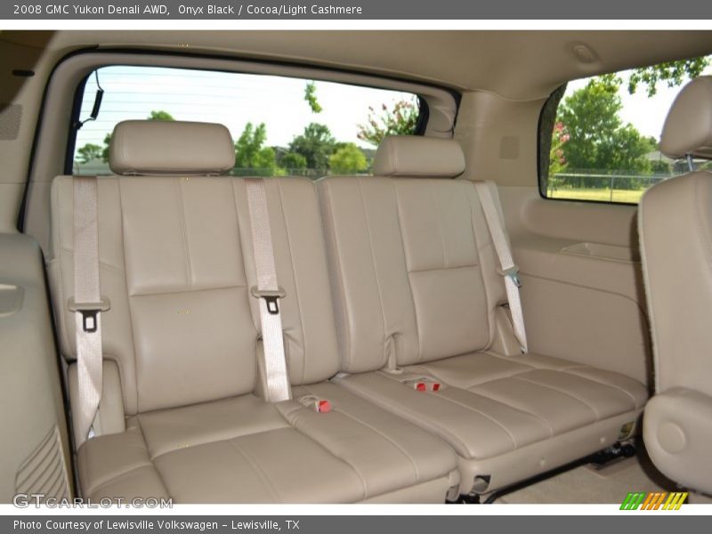 Onyx Black / Cocoa/Light Cashmere 2008 GMC Yukon Denali AWD