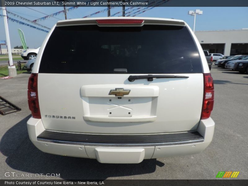 Summit White / Light Cashmere/Dark Cashmere 2009 Chevrolet Suburban LTZ