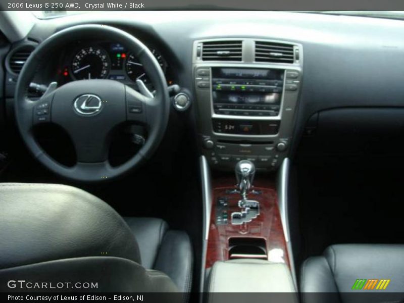 Crystal White / Black 2006 Lexus IS 250 AWD