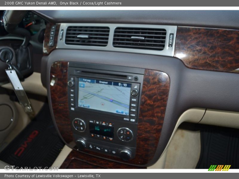 Onyx Black / Cocoa/Light Cashmere 2008 GMC Yukon Denali AWD