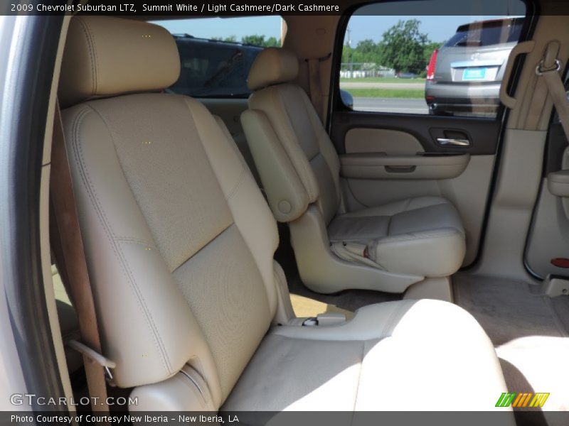 Summit White / Light Cashmere/Dark Cashmere 2009 Chevrolet Suburban LTZ