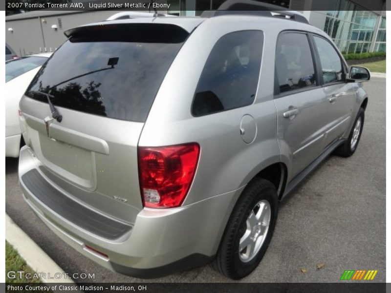Liquid Silver Metallic / Ebony 2007 Pontiac Torrent AWD