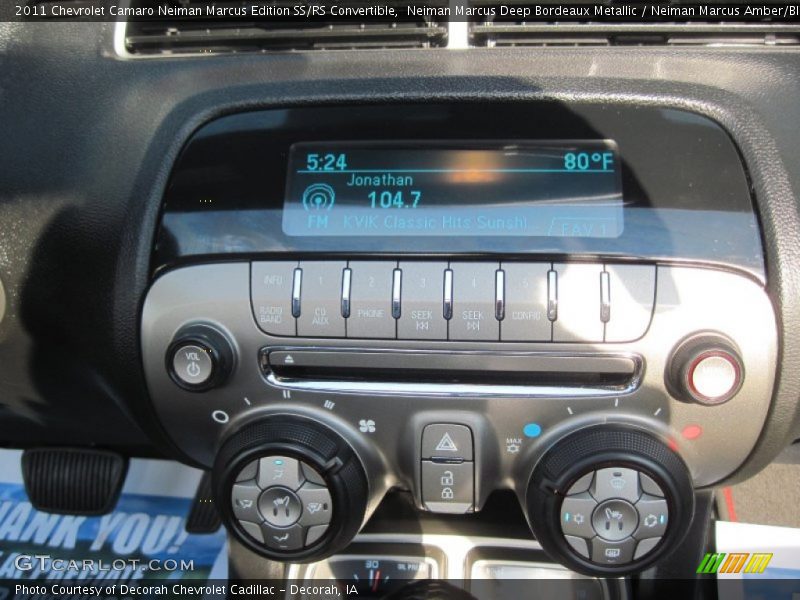 Audio System of 2011 Camaro Neiman Marcus Edition SS/RS Convertible