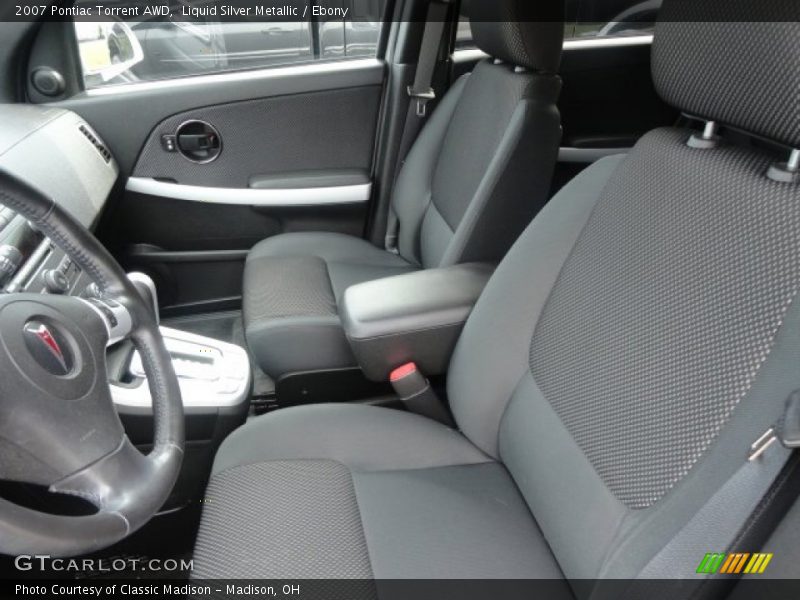 Liquid Silver Metallic / Ebony 2007 Pontiac Torrent AWD
