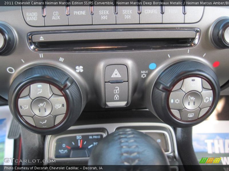 Controls of 2011 Camaro Neiman Marcus Edition SS/RS Convertible