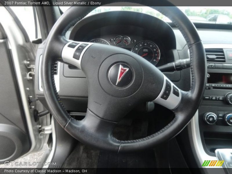 Liquid Silver Metallic / Ebony 2007 Pontiac Torrent AWD