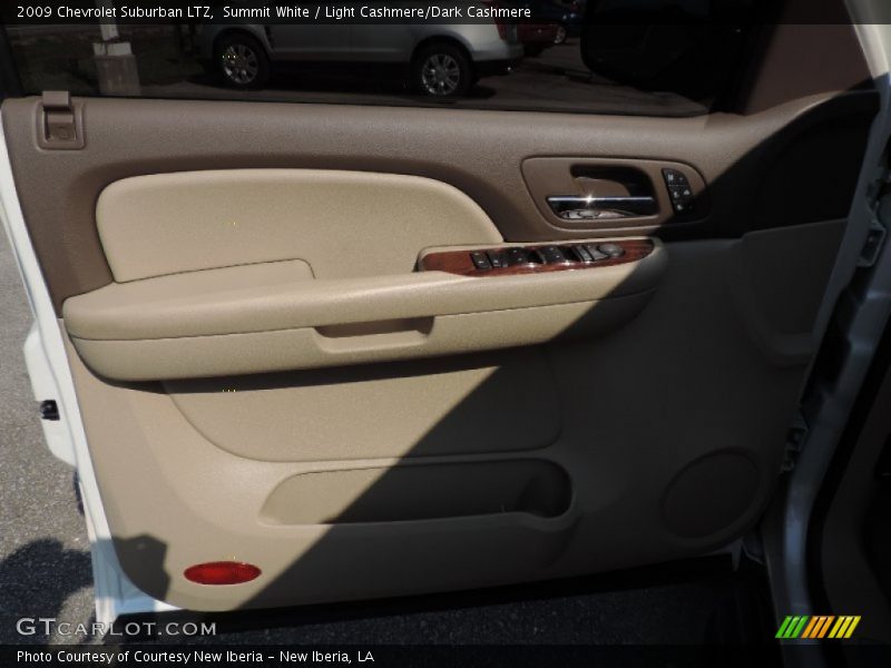 Summit White / Light Cashmere/Dark Cashmere 2009 Chevrolet Suburban LTZ
