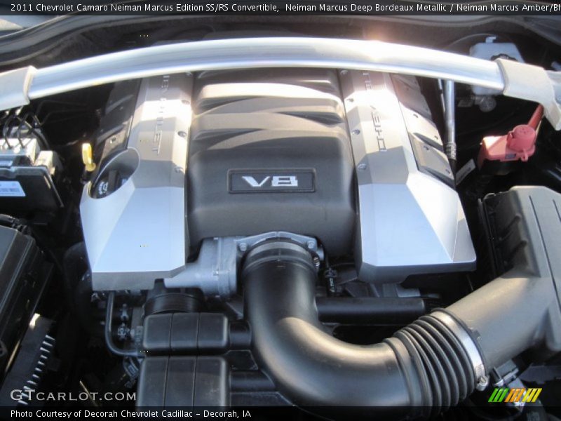  2011 Camaro Neiman Marcus Edition SS/RS Convertible Engine - 6.2 Liter OHV 16-Valve V8