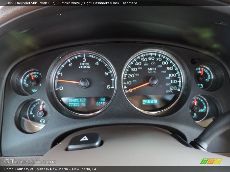Summit White / Light Cashmere/Dark Cashmere 2009 Chevrolet Suburban LTZ