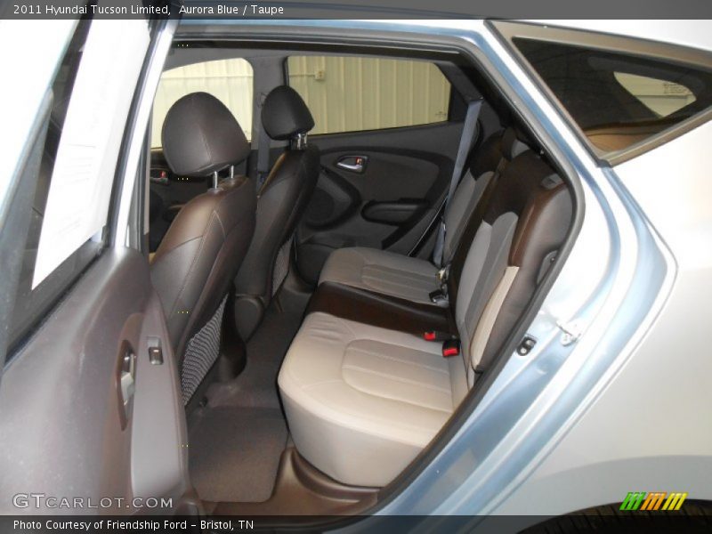 Aurora Blue / Taupe 2011 Hyundai Tucson Limited