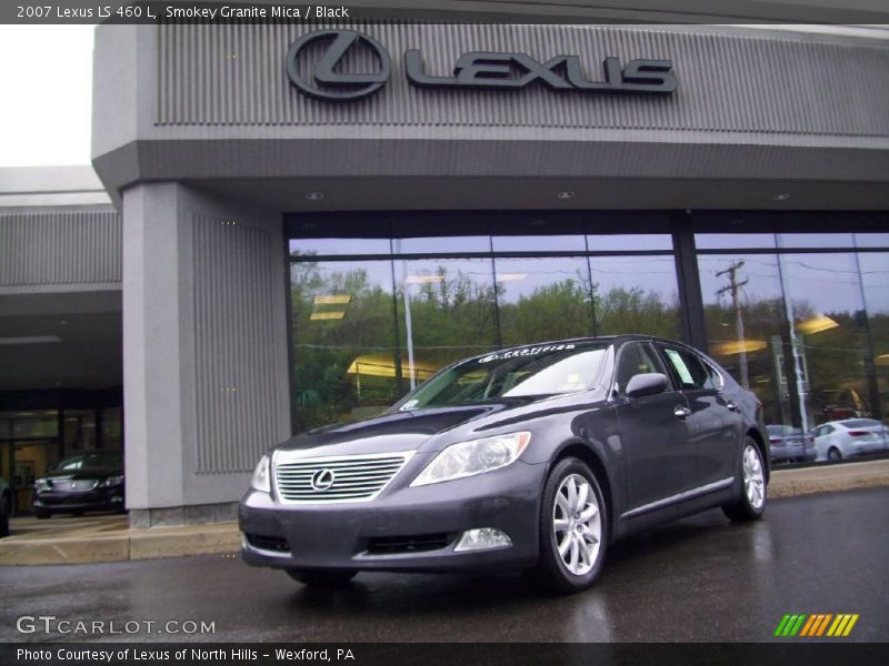Smokey Granite Mica / Black 2007 Lexus LS 460 L