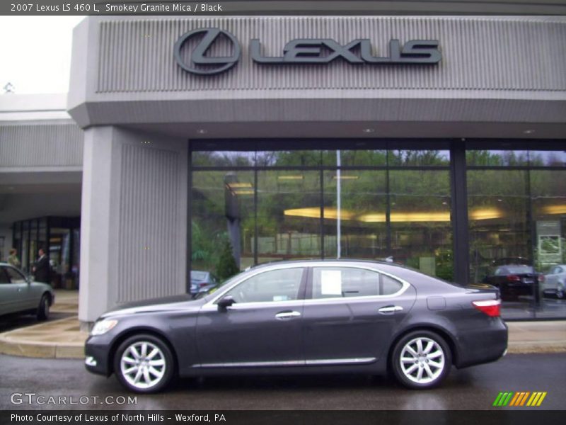 Smokey Granite Mica / Black 2007 Lexus LS 460 L