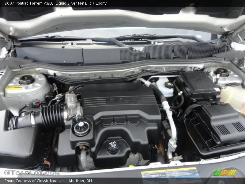 Liquid Silver Metallic / Ebony 2007 Pontiac Torrent AWD