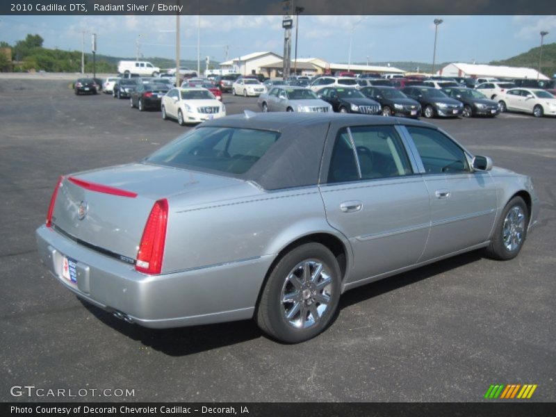 Radiant Silver / Ebony 2010 Cadillac DTS