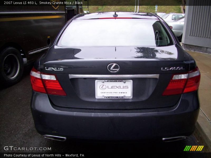 Smokey Granite Mica / Black 2007 Lexus LS 460 L