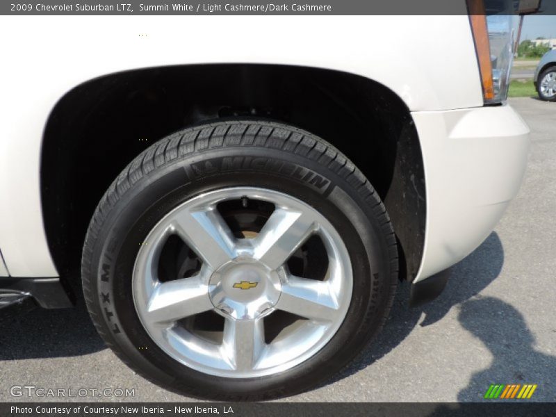 Summit White / Light Cashmere/Dark Cashmere 2009 Chevrolet Suburban LTZ