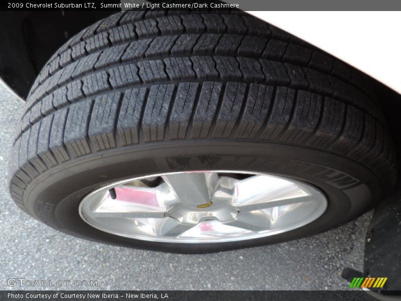 Summit White / Light Cashmere/Dark Cashmere 2009 Chevrolet Suburban LTZ