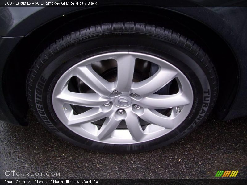 Smokey Granite Mica / Black 2007 Lexus LS 460 L