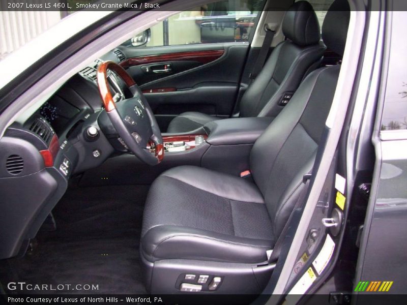 Smokey Granite Mica / Black 2007 Lexus LS 460 L