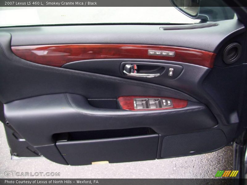 Smokey Granite Mica / Black 2007 Lexus LS 460 L