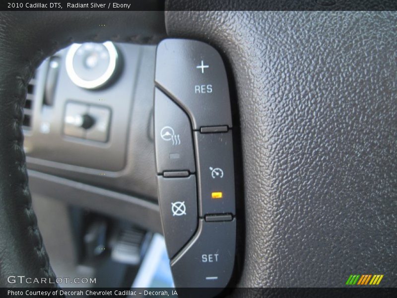 Radiant Silver / Ebony 2010 Cadillac DTS